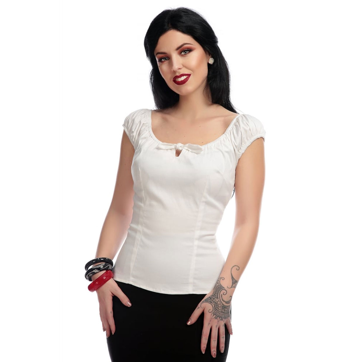 Lorena Top White-34 (NL)/ 8 (UK) | 29% korting | Collectif