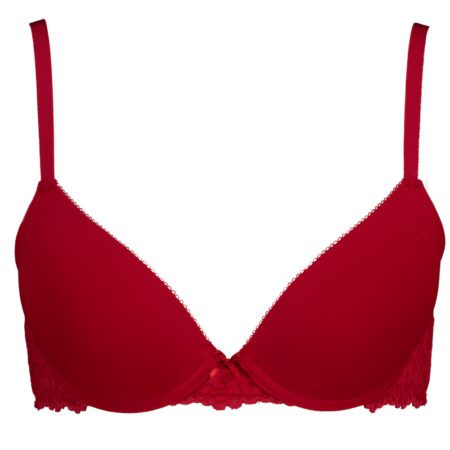 Low rise plunge Padded BH - Rood | Zeeman