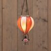 Luchtballon met sneeuwpop 20LED H25cm | Anna's Collection