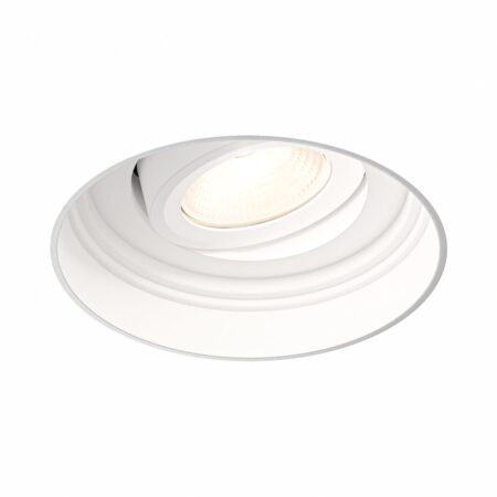 Lugo LED inbouwspot Trimless - Wit - Dimbaar - 5 Watt 450 Lumen - 2700K Warm Wit Licht - Kantelbaar - IP65 - Voor Binnen & Buiten | HOFTRONIC
