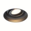 Lugo LED inbouwspot Trimless - Zwart - Dimbaar - 5 Watt 450 Lumen - 2700K Warm Wit Licht - Kantelbaar - IP65 - Voor Binnen & Buiten | HOFTRONIC