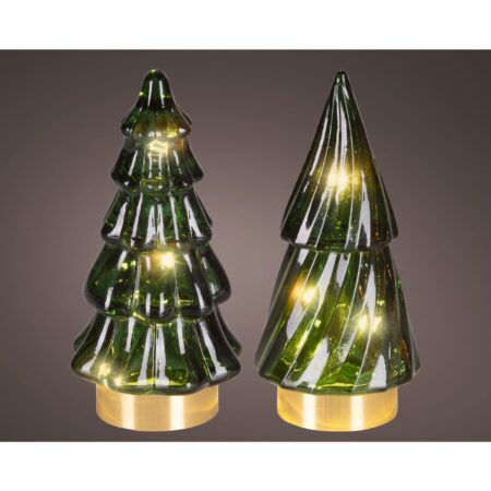 Lumineo LED Boom glas groen H12