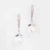 Luxury Vintage 50s Pearl Crystal Oorbellen Zilver | Luxury Vintage