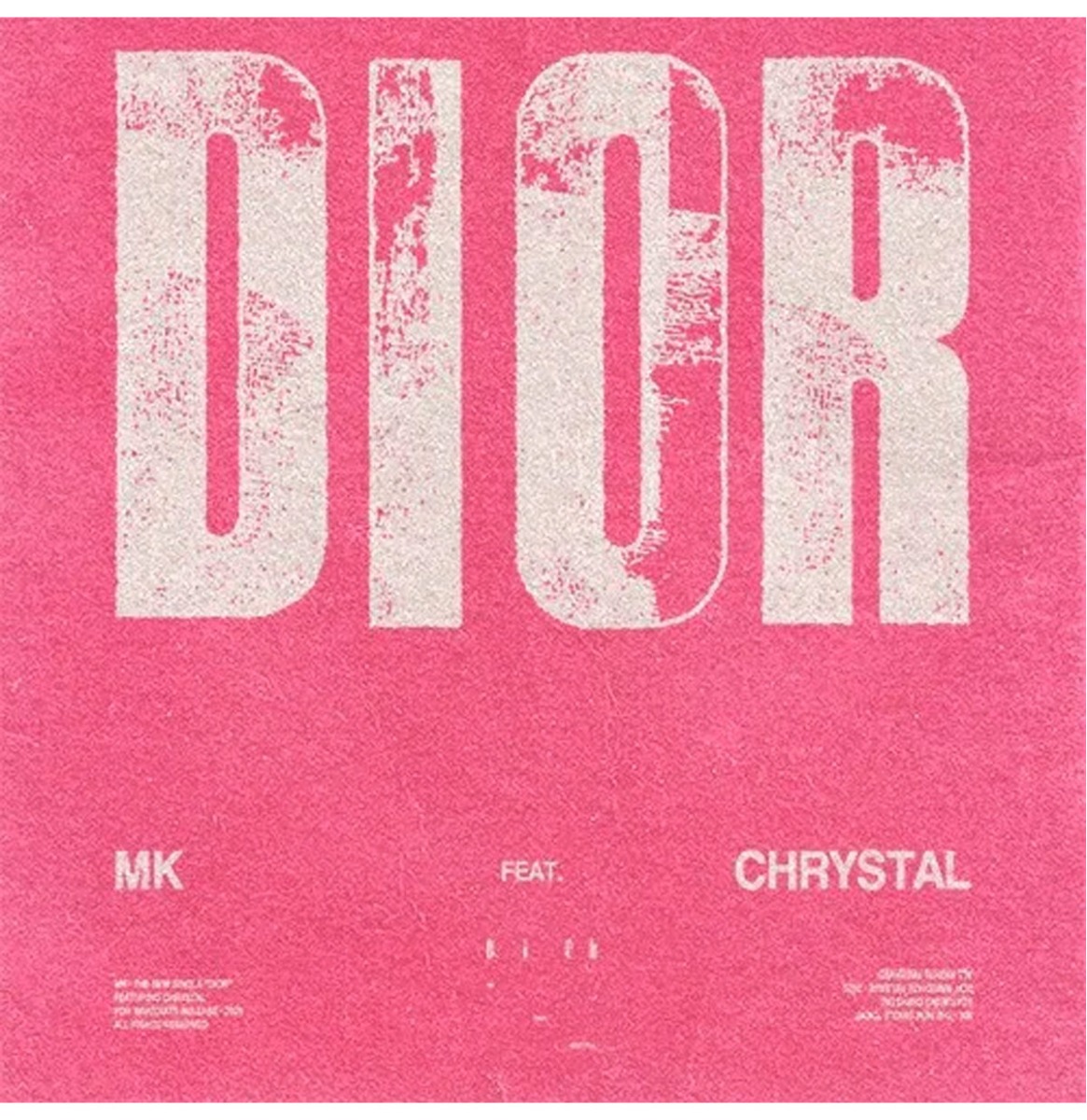 MK Feat. Chrystal - Dior: Remixes (Roze Marmer Vinyl) (Record Store Day 2026) 12" Vinyl | Fiftiesstore