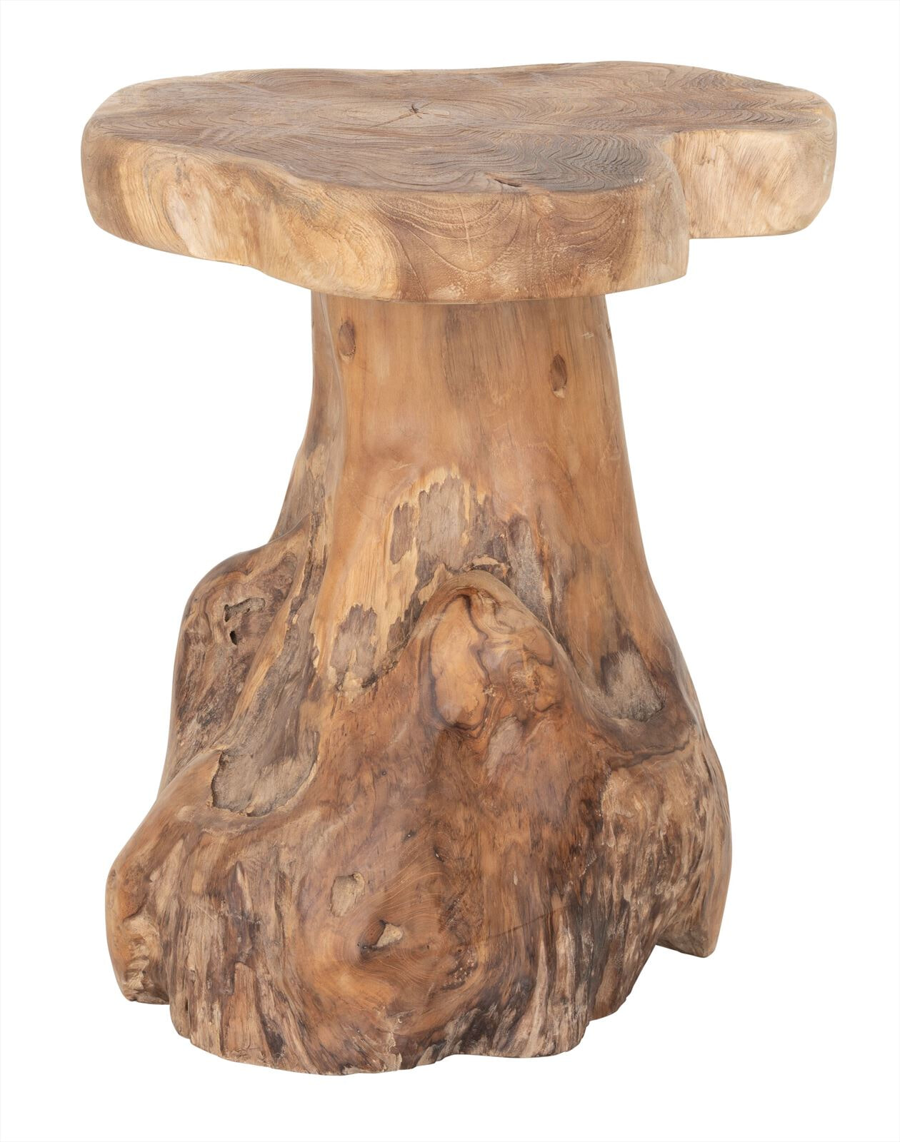 MUST Living Bijzettafel 'Mushroom' Teakhout