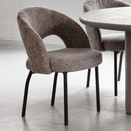 MUST Living Eetkamerstoel 'Arca' kleur Bruin | MUST Living