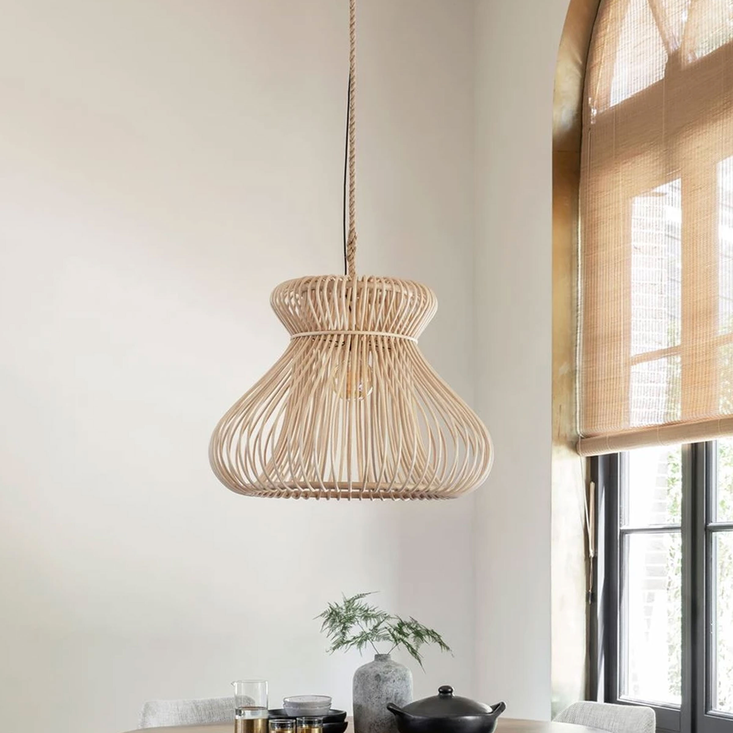 MUST Living Hanglamp 'Fungo' Rotan