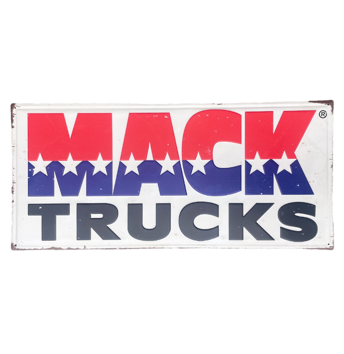 Mack Trucks Metalen Wandbord 91 x 41 cm Officieel | Mack Trucks