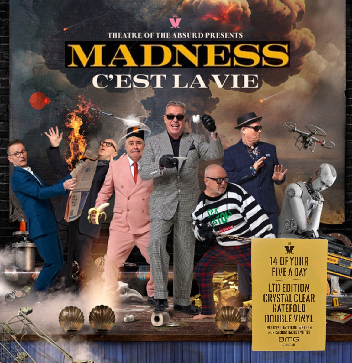 Madness - Theatre Of The Absurd Presents C'est La Vie (Transparant Vinyl) 2 (LP) | Fiftiesstore