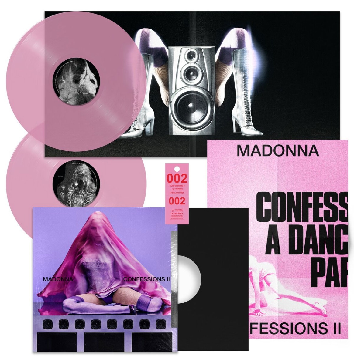 Madonna - Confessions II (Roze Vinyl) 2 (LP) | Fiftiesstore