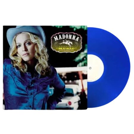 Madonna - Music (Blauw Vinyl) (LP) | Fiftiesstore