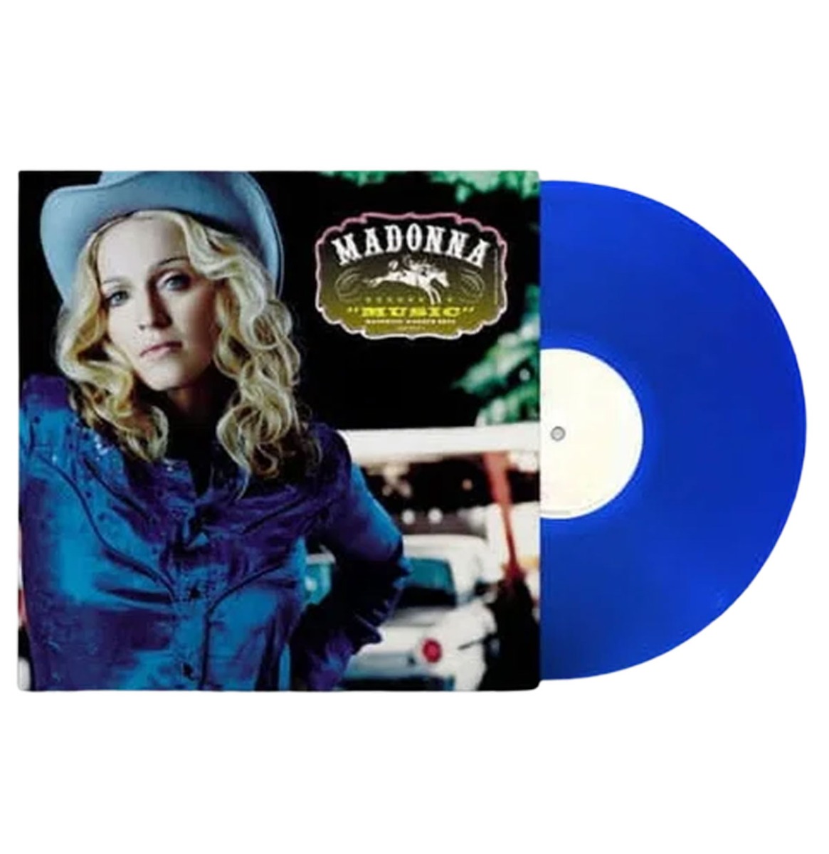 Madonna - Music (Blauw Vinyl) (LP) | Fiftiesstore