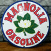 Magnolia Gasoline Emaille Logobord | Fiftiesstore