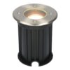 Maisy LED Grondspot - Dimbaar - Rond - Ø12cm - GU10 - 4 Watt 345 lumen - 2700K warm wit - RVS - IP67 waterdicht - Tuinspot - Oprit | HOFTRONIC