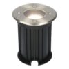 Maisy LED Grondspot Rond - Dimbaar - GU10 - 4000K neutraal wit - 4 Watt 345 Lumen - Rond - Ø12cm - Tuinspot - Oprit - RVS - IP67 waterdicht | HOFTRONIC