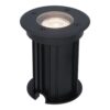 Maisy LED Grondspot Rond - Dimbaar - GU10 - 4000K neutraal wit - 4 Watt 345 Lumen - Rond - Ø12cm - Tuinspot - Oprit - Zwart - IP67 waterdicht | HOFTRONIC