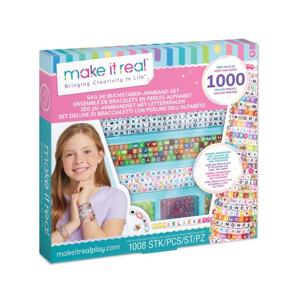 Make It Real Alfabet Kralen Set |