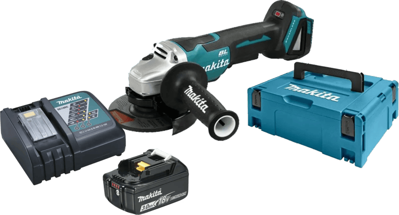 Makita DGA505ZJ + Makita Startset 18V LXT 3