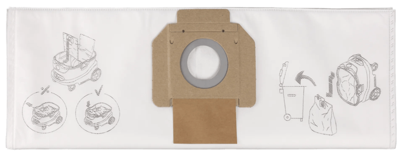 Makita Stofzak Fleece voor VC4210 (5 stuks)