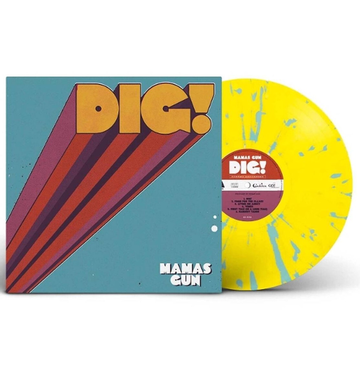 Mamas Gun - Dig! (Geel Met Turqoise Splatter) (LP) | Fiftiesstore