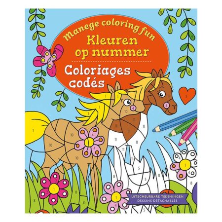 Manege Coloring Fun - Kleuren op nummer | Deltas