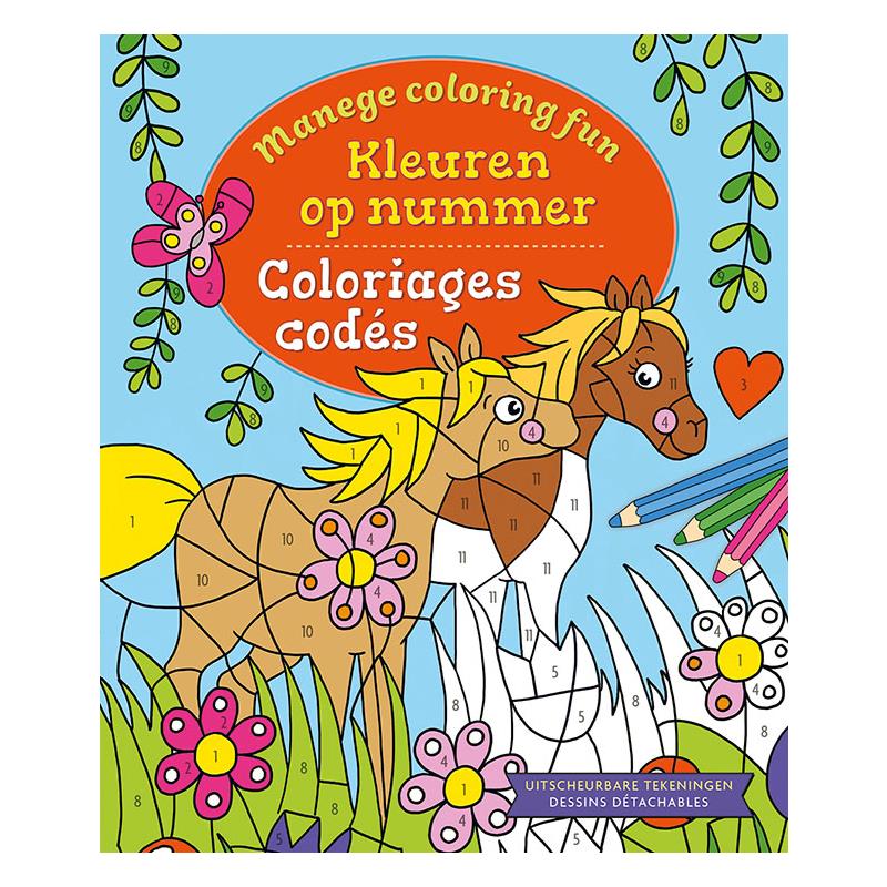 Manege Coloring Fun - Kleuren op nummer | Deltas