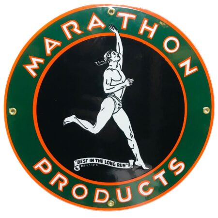 Marathon Products Emaille Bord - 30 cm ø | Fiftiesstore