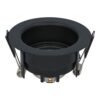 Mari - LED Inbouwspot - Verzonken armatuur - Diameter 85mm - GU10 Fitting incl. lamphouder - IP65 voor badkamer en buiten - Rond - Zwart | HOFTRONIC