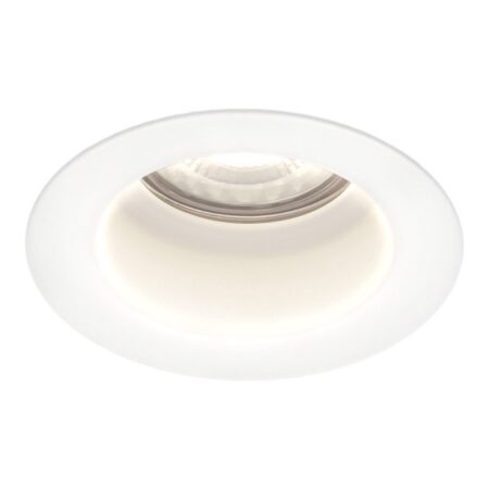 Mari LED inbouwspot verzonken - 4 Watt 345 Lumen - 6500K daglicht wit - GU10 - Dimbaar - Rond - IP64 Waterdicht - Wit - Anti-glare | HOFTRONIC