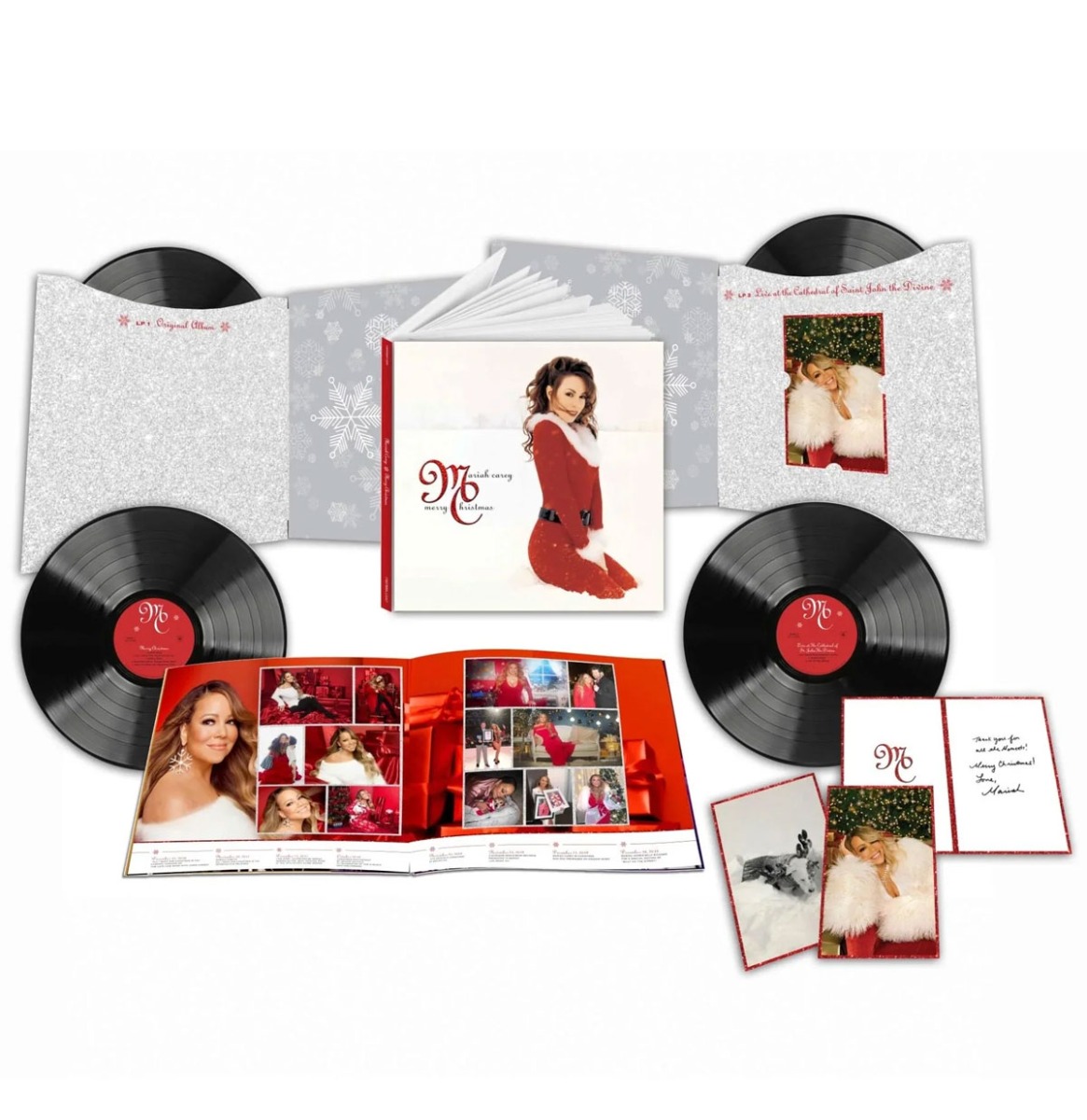 Mariah Carey - Merry Christmas (30th Anniversary Deluxe) 2x plus BOOK (LP) | Fiftiesstore