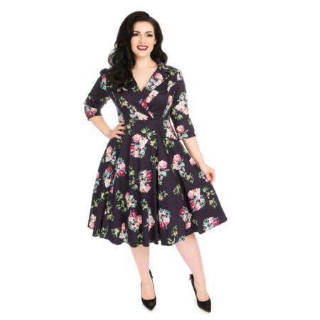 Marietta Swing Dress-XXXXXXL | Hearts and Roses