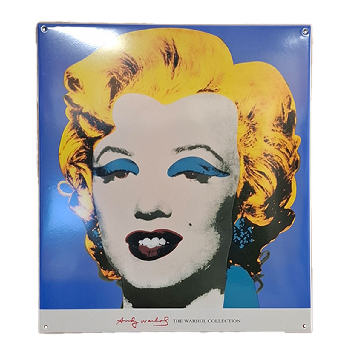 Marilyn Monroe Andy Warhol Collection Emaille Bord - 50 x 45cm | Marilyn Monroe