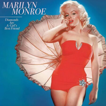 Marilyn Monroe - Diamonds Are A Girl's Best Friend (Blauw Vinyl) 7" Single (LP) | Fiftiesstore