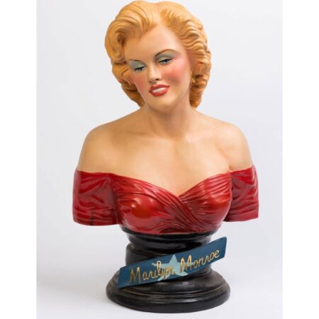 Marilyn Monroe Glamour Rode Jurk Bust 66 cm | Marilyn Monroe