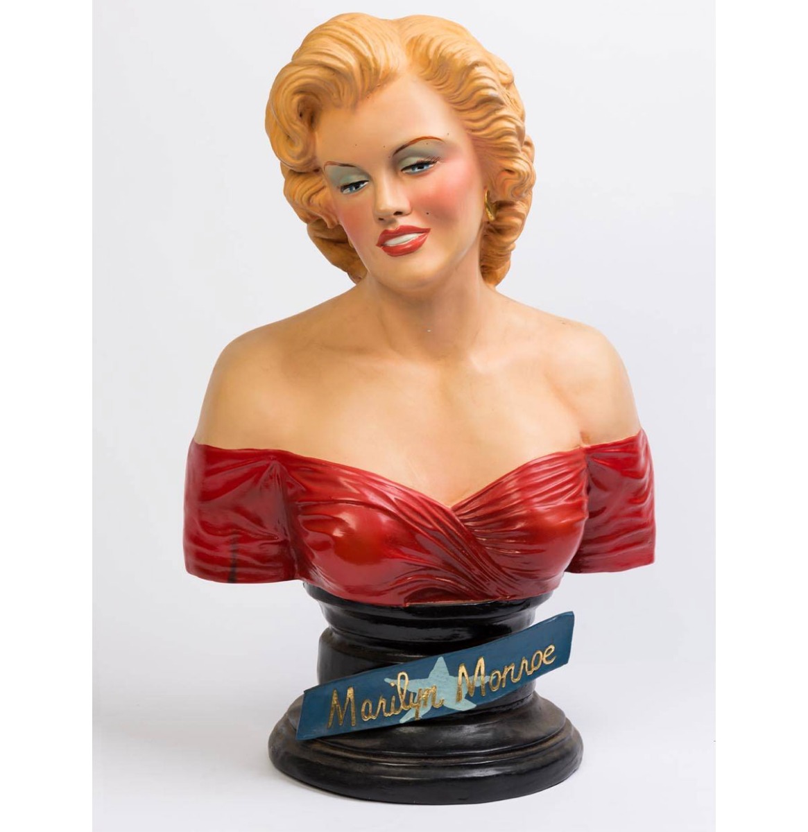 Marilyn Monroe Glamour Rode Jurk Bust 66 cm | Marilyn Monroe