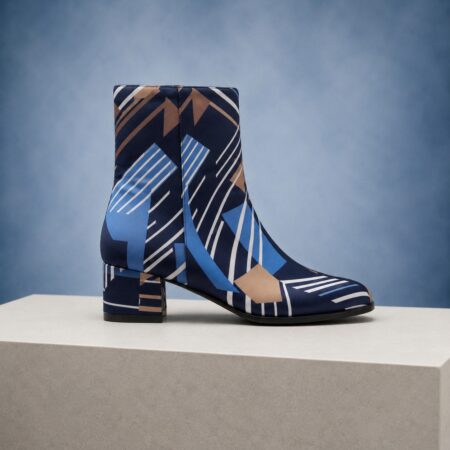 Marine Mosaic Lady Boot Lureaux - Handgemaakte Nette Schoenen Voor Heren | Lureaux