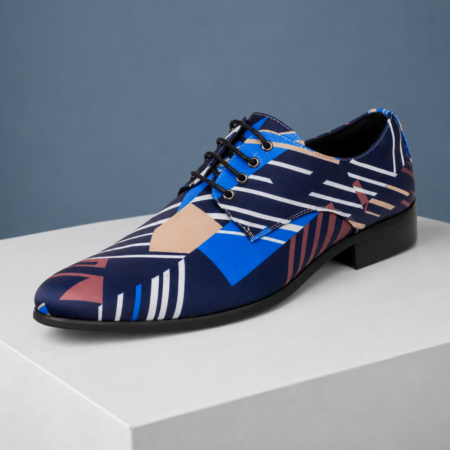 Marine Mosaic Lureaux - Handgemaakte Nette Schoenen Voor Heren | Lureaux