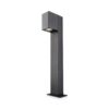 Marion LED Sokkellamp buiten zwart - 50 cm - Padverlichting - GU10 Fitting - Max. 7 Watt - IP65 Waterdicht - Staande buitenlamp | HOFTRONIC