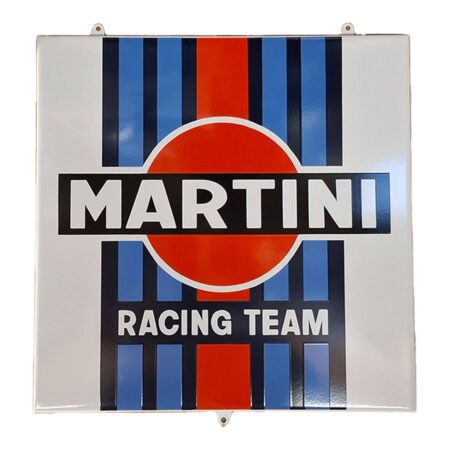 Martini Racing Team Emaille Bord - 50 x 50cm | Martini