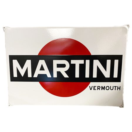 Martini Vermouth Logo Emaille Bord - 60 x 40cm | Martini