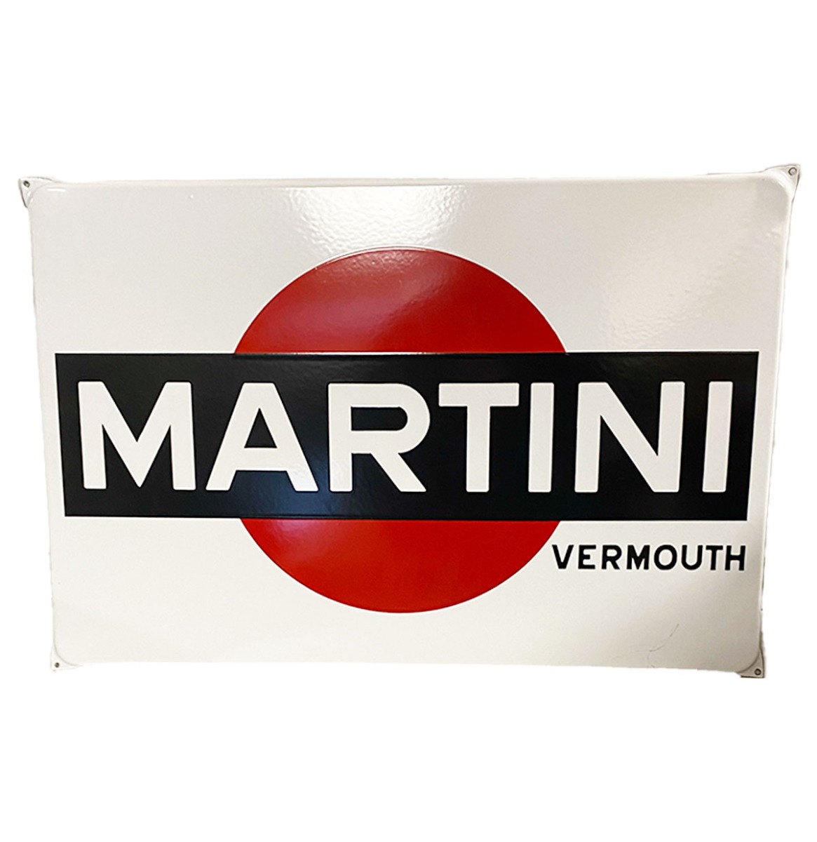 Martini Vermouth Logo Emaille Bord - 60 x 40cm | Martini