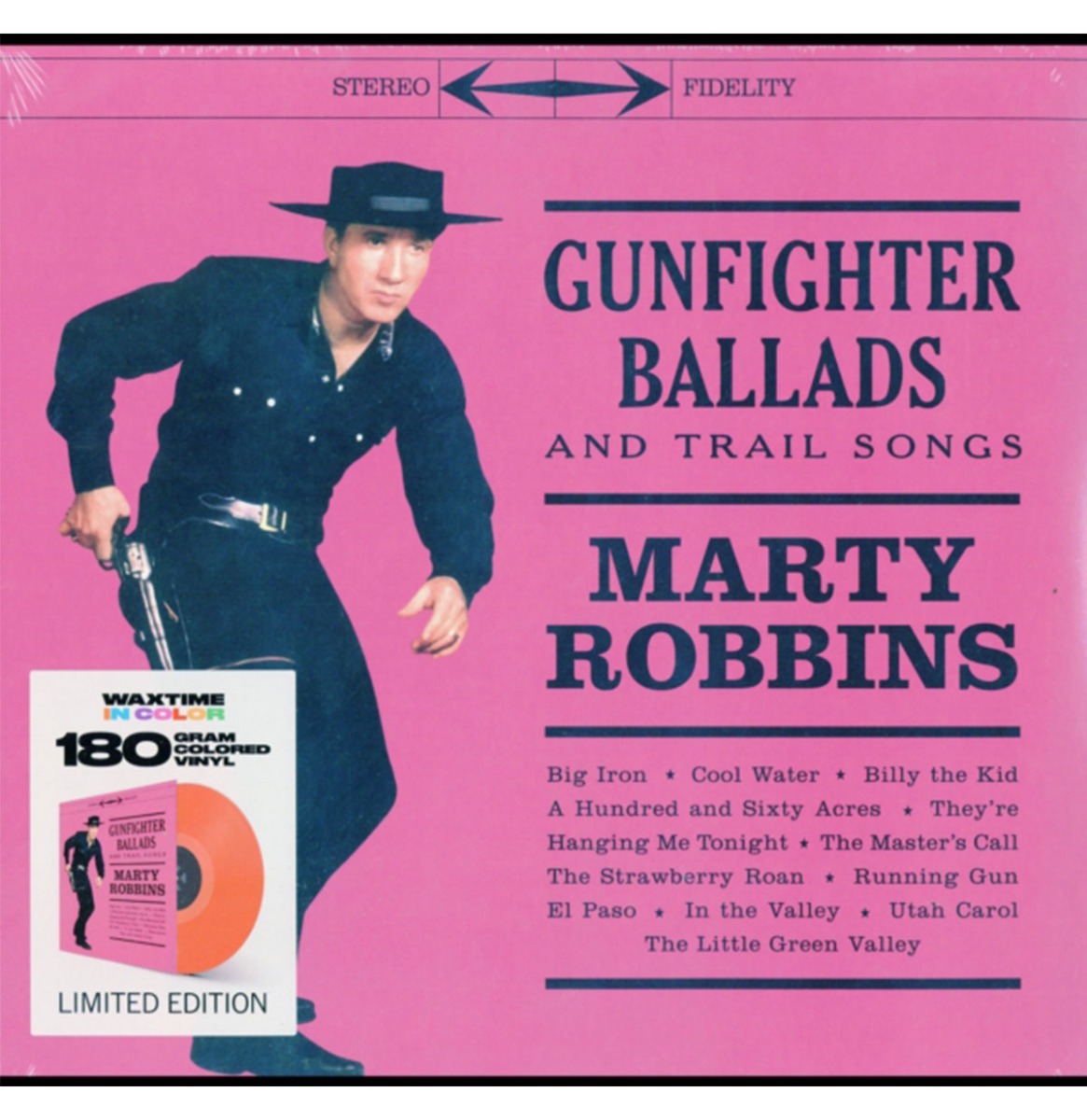 Marty Robbins - Gunfighter Ballads And Trail Songs ( Gekleurd Vinyl ) (LP) | Fiftiesstore