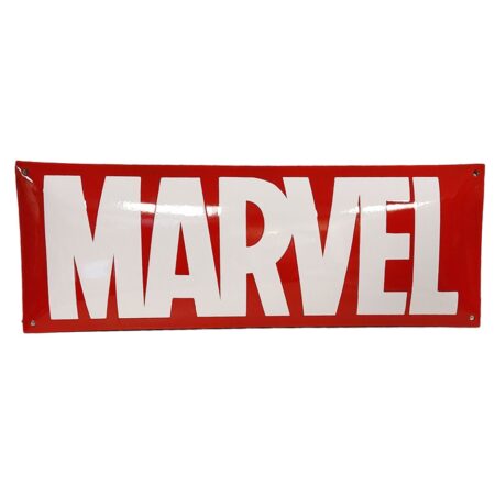 Marvel Logo Emaille Bord - 53 x 19cm | Fiftiesstore