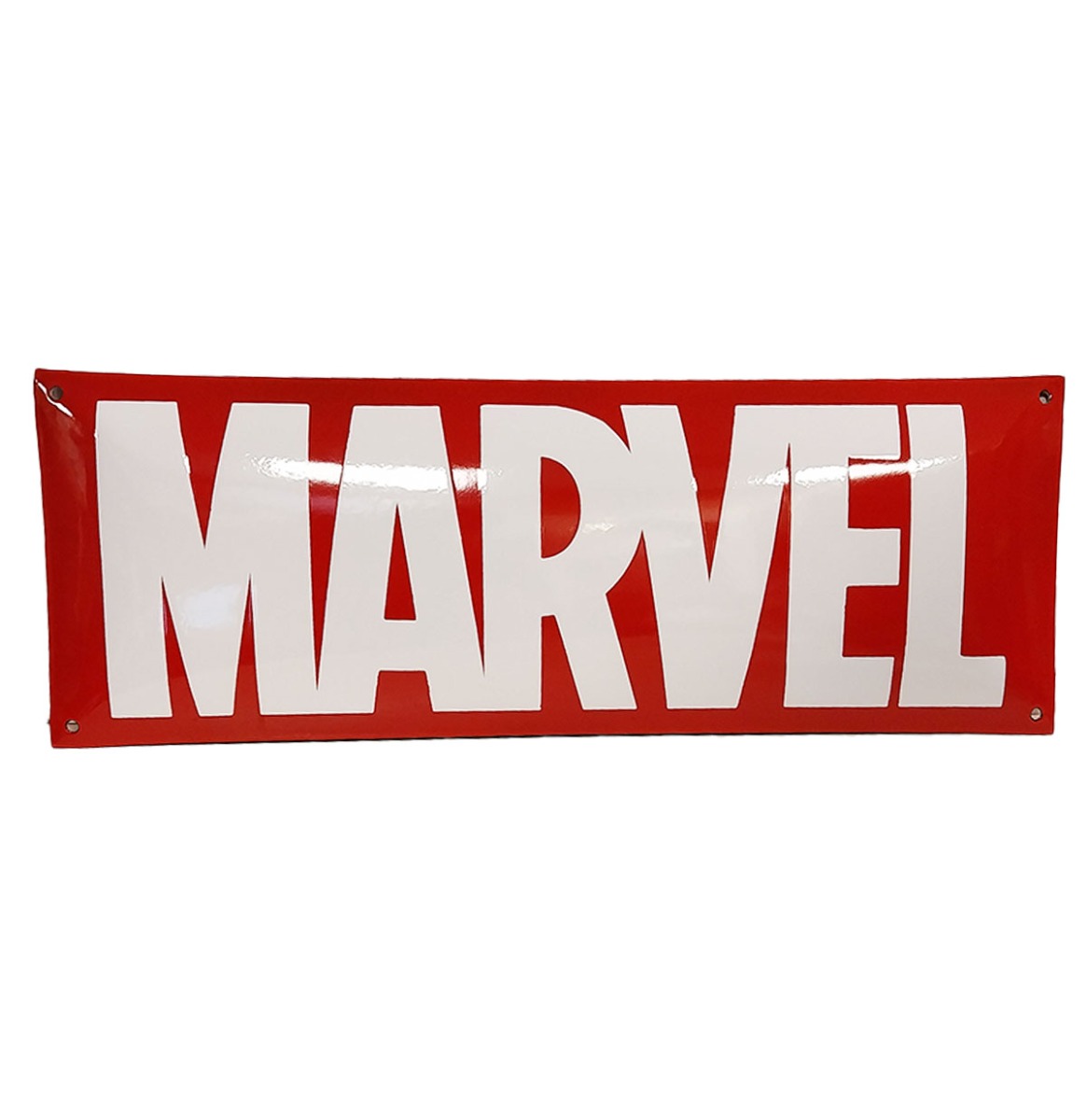 Marvel Logo Emaille Bord - 53 x 19cm | Fiftiesstore