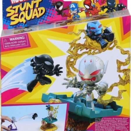 Marvel Stunt Squad Speelset Ironman Vs Black Panther Middel | Hasbro