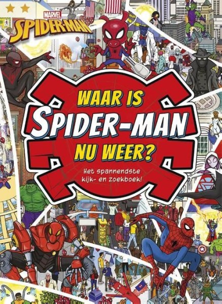 Marvel Waar Is Spider-man Nu Weer? Kijk- En Zoekboek | Deltas