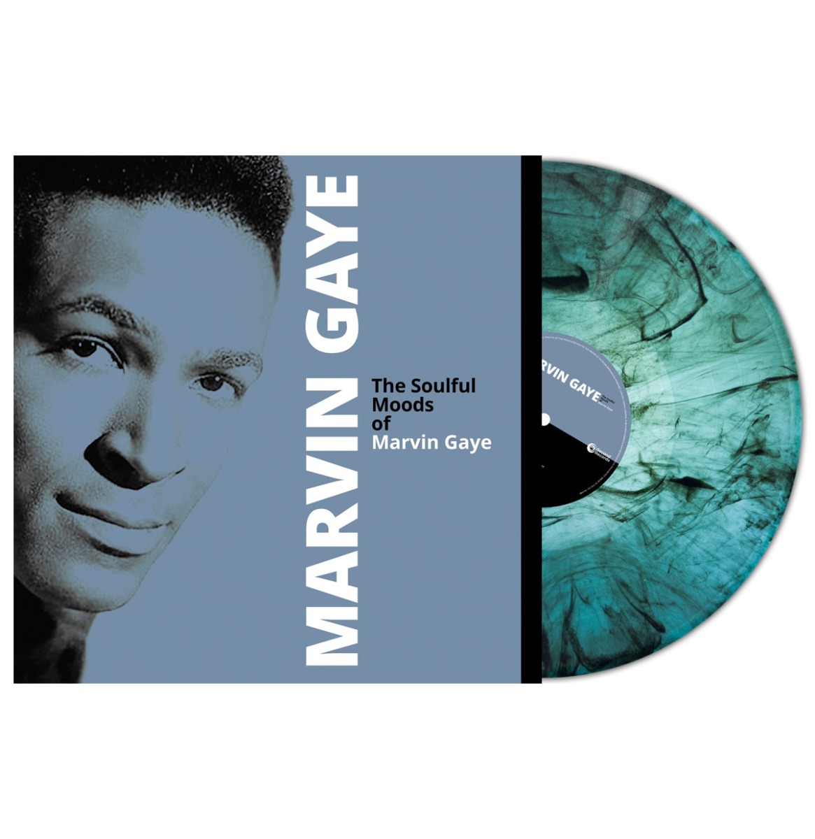 Marvin Gaye - The Soulful Moods Of Marvin Gaye (Turquoise Marble Vinyl) (LP) | Fiftiesstore