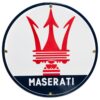 Maserati Emaille Bord - 30 cm ø | Fiftiesstore