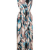Maxi Jurk Amber Petrol | Fashionize