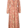 Maxi Jurk Bloemetjes Roze | Fashionize